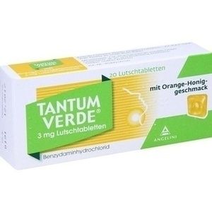 TANTUM VERDE 3 mg Lutschtabl.m.Orange-Honiggeschm.