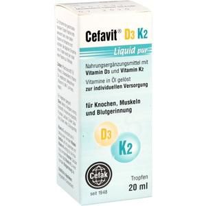 CEFAVIT D3 K2 Liquid pur Tropfen zum Einnehmen