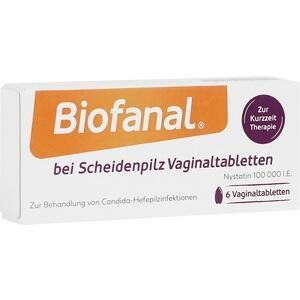 BIOFANAL bei Scheidenpilz 100 000 I.E. Vaginaltab.